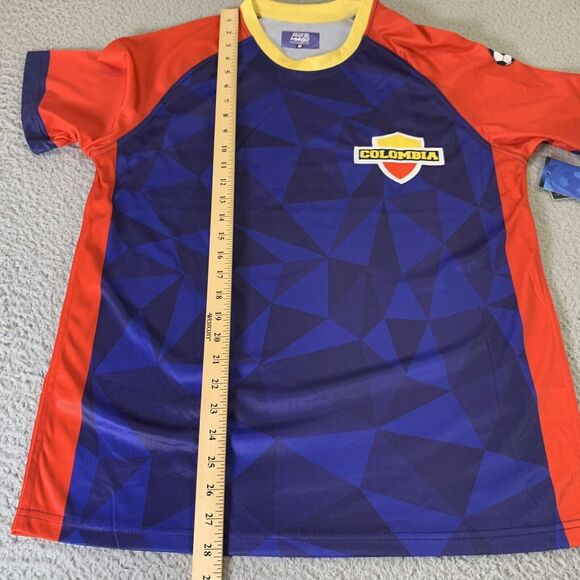 Colombia Soccer Shirt Mens Medium Jersey Replica Futbol Chamisa Xcelsius Active - Picture 9 of 14